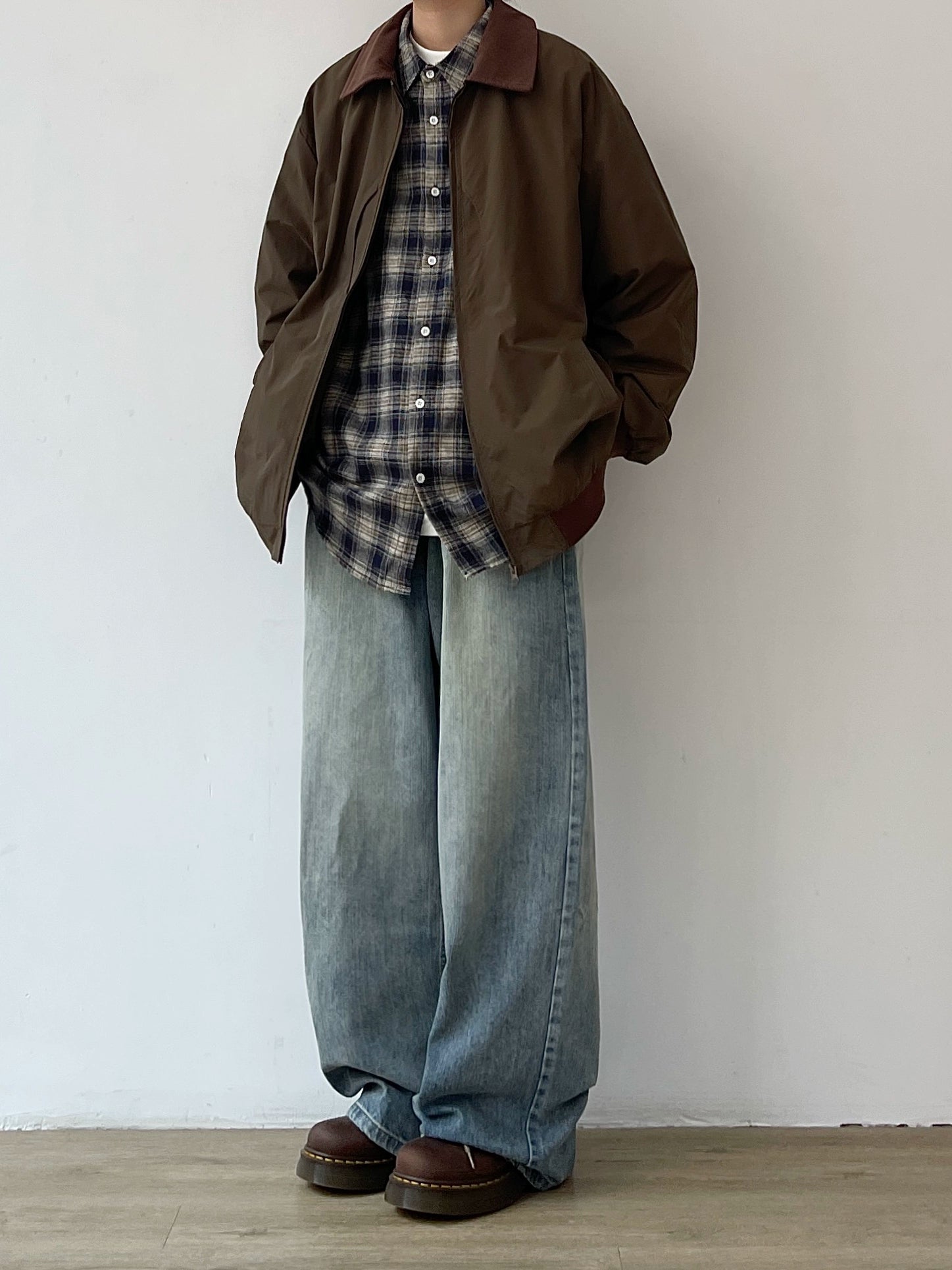 EVER Loose Wide-leg Jeans Maxct