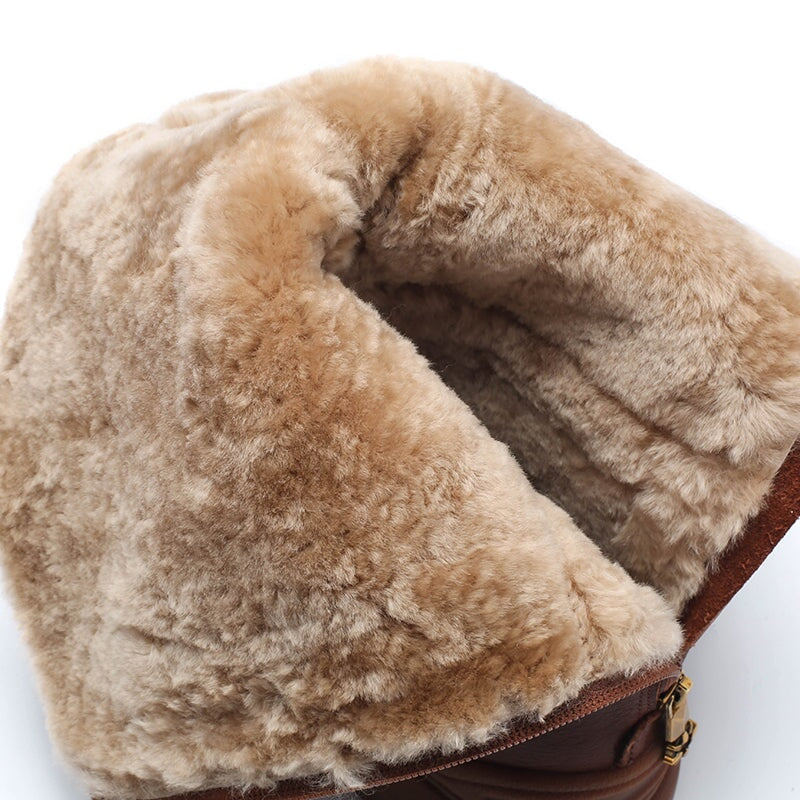 Womens Mid Calf Boots Snow Boots Have Fleece Lined for Cold Winter Maxct