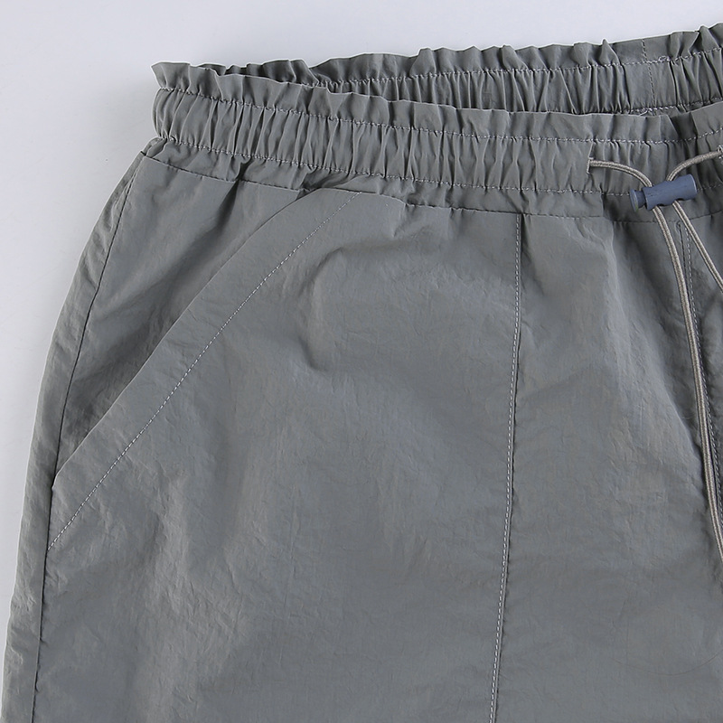 Low-rise Straight-leg Multi-pocket Overalls Pants