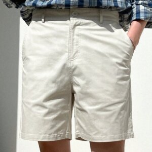 Maxct Men Summer Solid Color Casual Daily Match Spring And Summer Shorts
