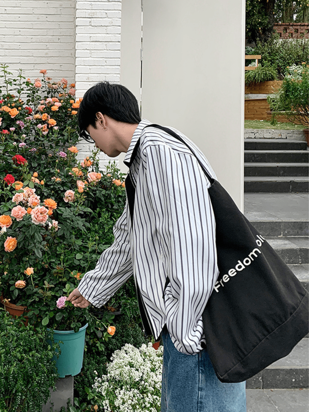 Maxct [Onelyc1Ns] Reversible Wearable Striped Short Jacket Na1002