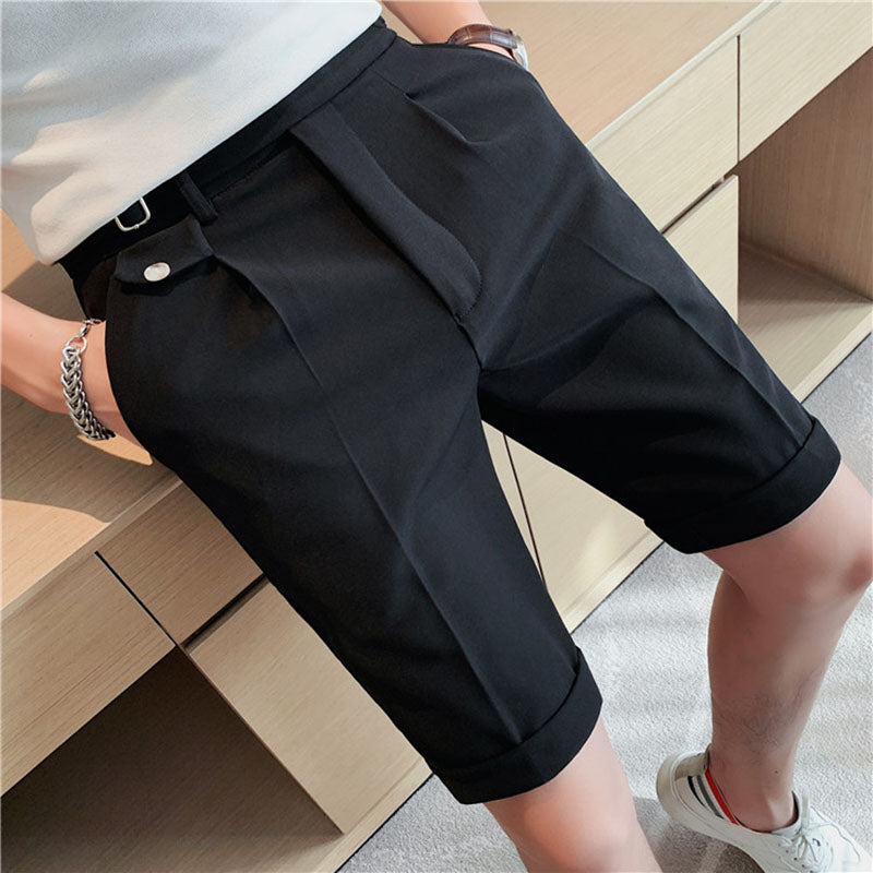 Maxct Thin Slim Straight British Shorts