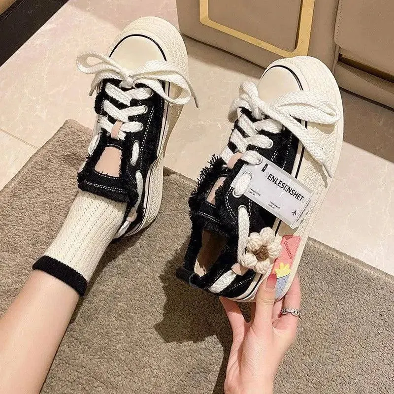 Trendy Platform Sneakers - Cute Sneakers for Teens Maxct