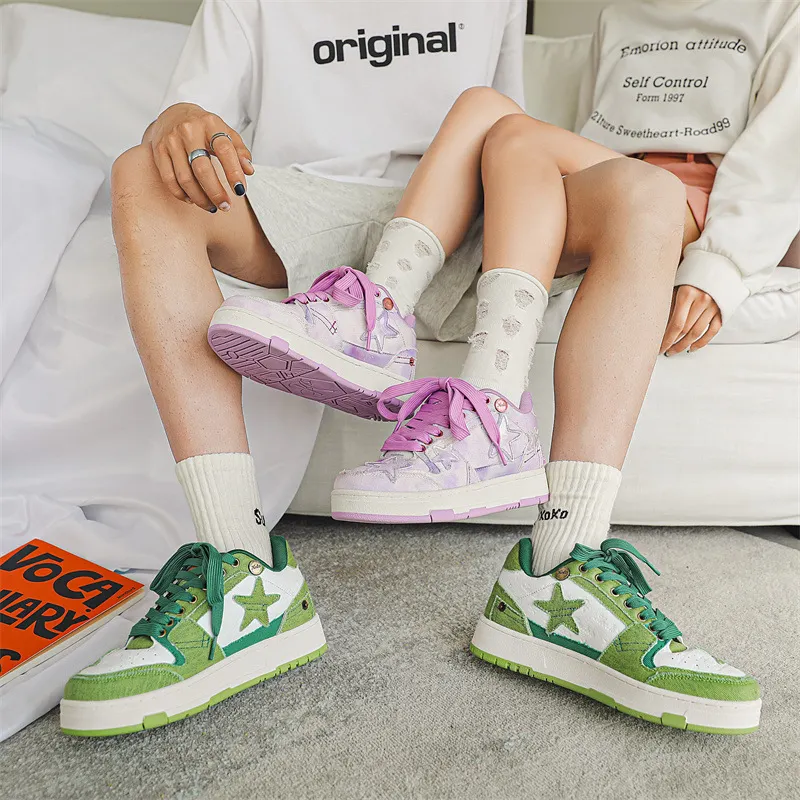 Y2K Star Punk Hip-hop Skateboard Fashion Sneakers Unisex