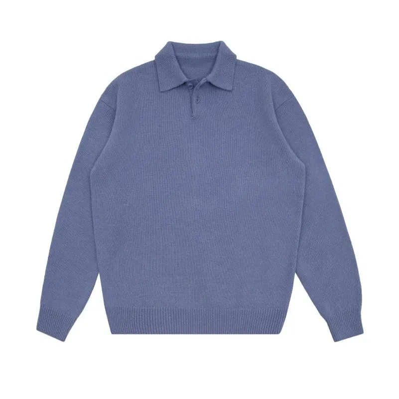 Maxct Light Blue Polo Sweater
