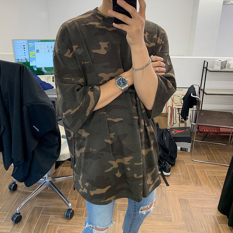 Maxct Kami No.2144 Camo Sleeve T-Shirt