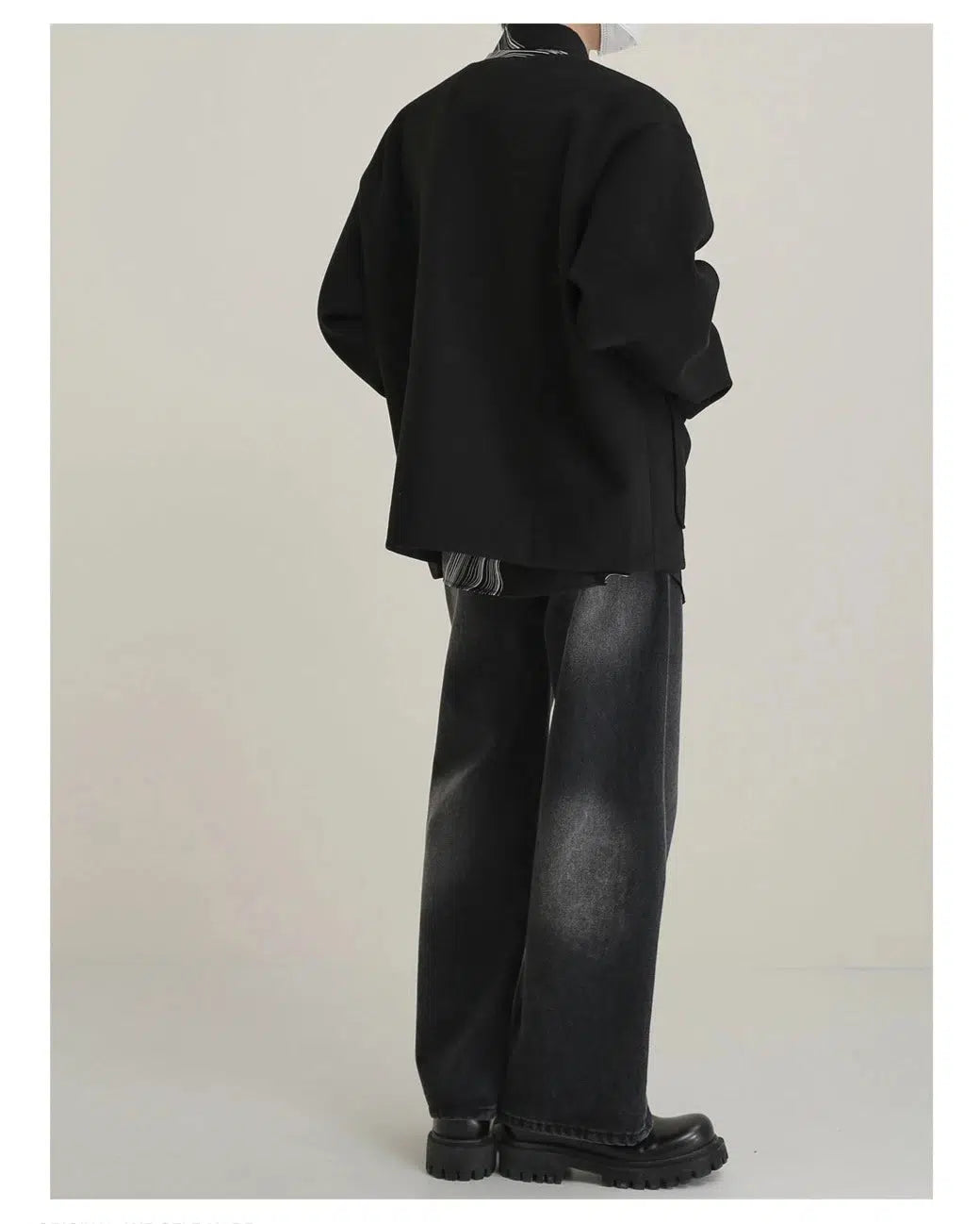 Maxct Round Neck Woolen Jacket