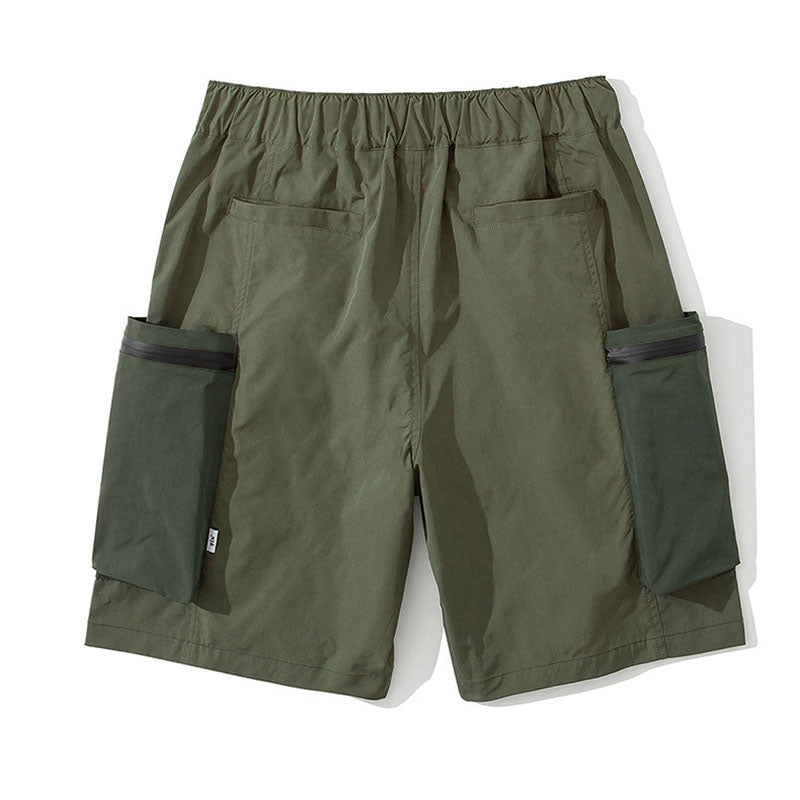 Maxct Panelled Pocket Cropped Shorts