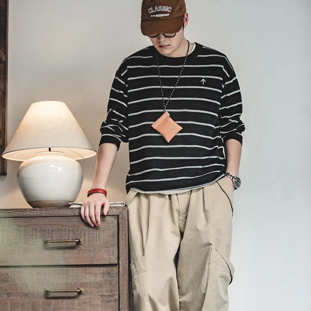 Maxct Lightweight Stripe Knitted Sweater