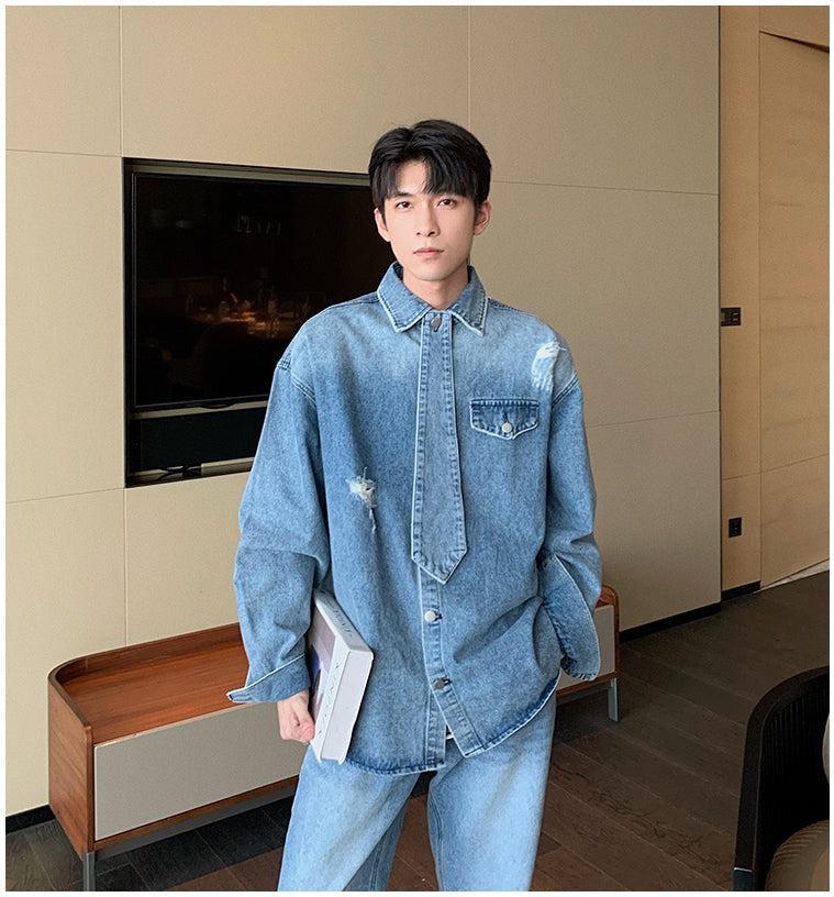Maxct Denim Jacket & Jeans Set