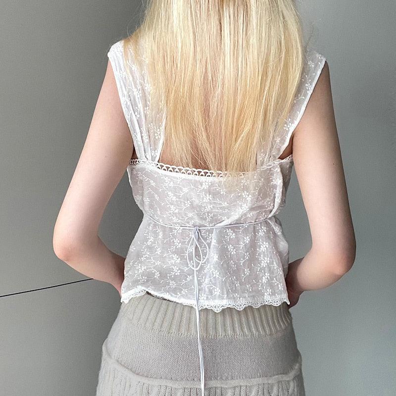 Maxct &Coquette Square Neckline Top