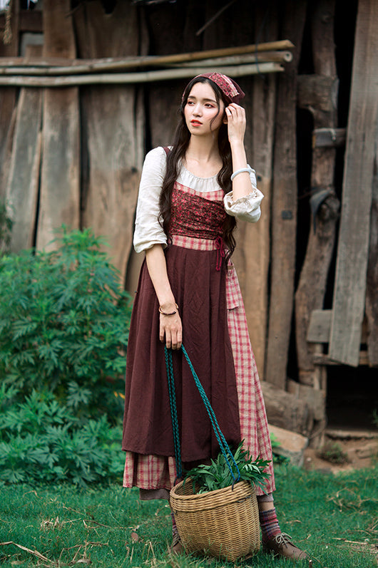 Patchwork Village Dress Maxct