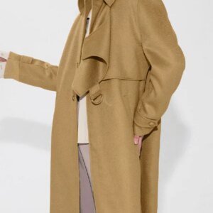 Maxct - Mens Lapel Warm Over Knee Wool Coat