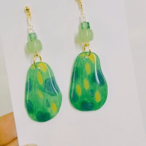 Forest Shrink Plastic Earrings