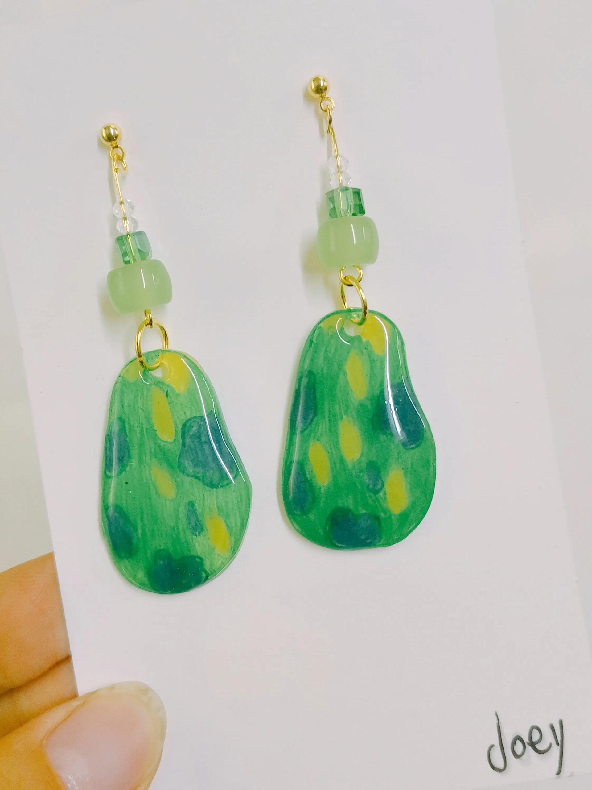 Forest Shrink Plastic Earrings