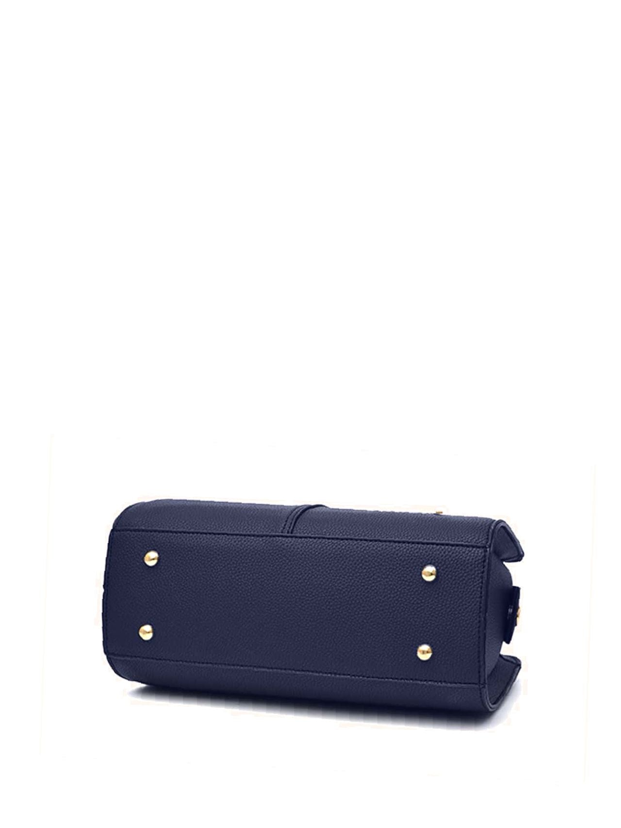 Maxct - Metal Letter Decor Tote Bag  - Women Tote Bags