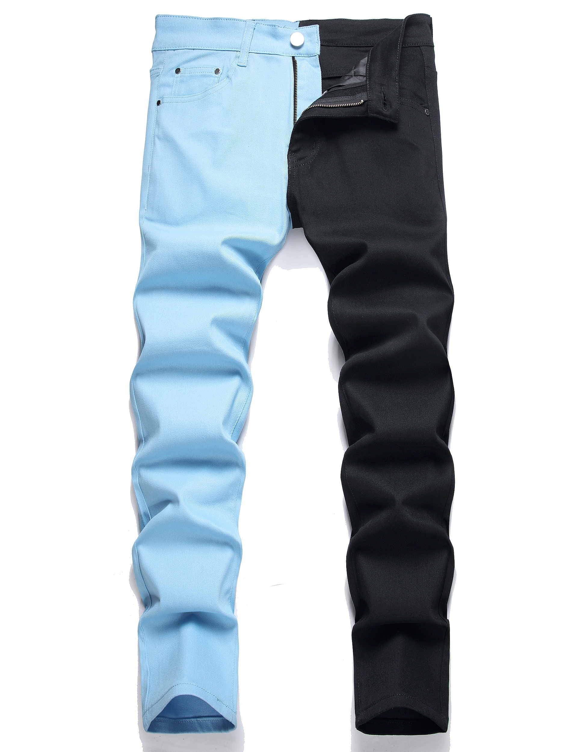 Men's Slim Straight Fit Jeans Casual Washed Stretch Denim Jeans Best Sellers