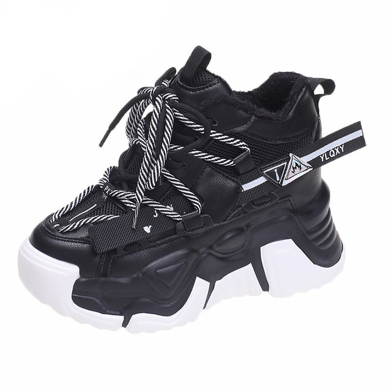 High Platform Ankle Chunky Sneakers Women Maxct