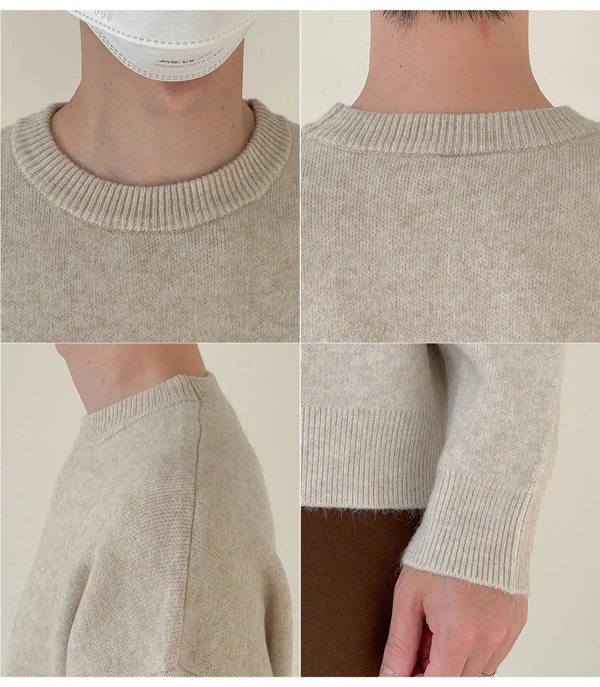 Maxct Cashmere Crew Neck Base Sweater