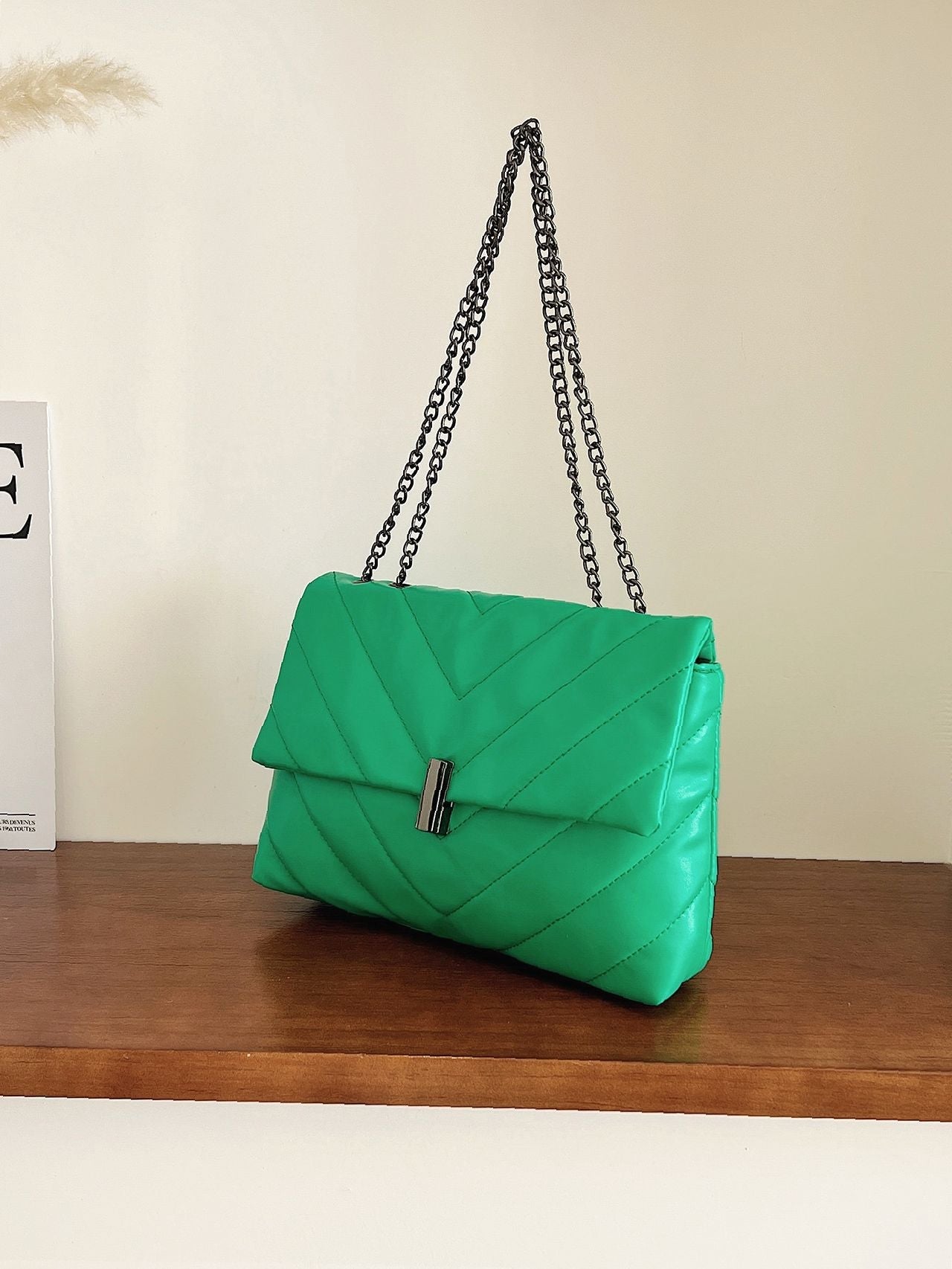Maxct - Chevron Chain Tote Bag  - Women Tote Bags