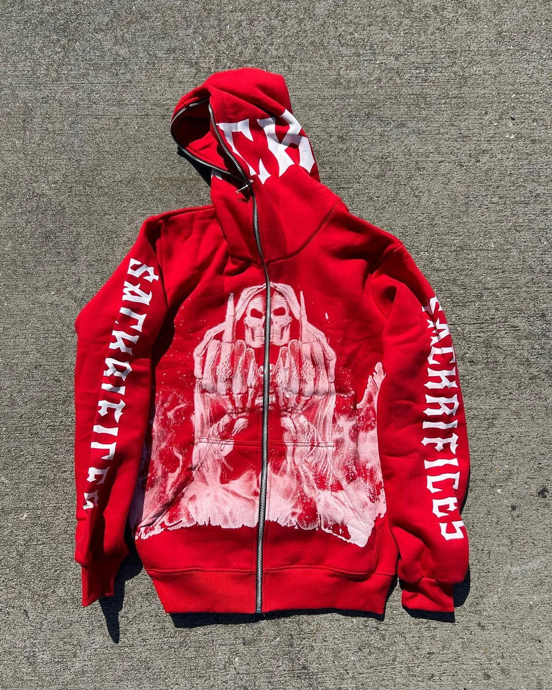 Maxct Y2k Women's Hoodie Personalized Cartoon Anime Print Streetwear Oversize Vintage Sweatshirt Punk Gothic Long Sleeve Tops Clothes