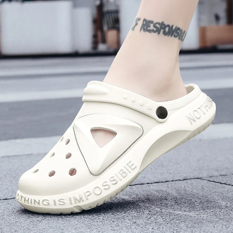Soft Bottom Outdoor Pool Shoes for Men Cave Clogs Slippers Maxct