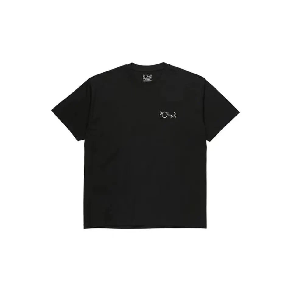 90s Streetwear Polar Skate Y2K Clothing Men Women Harajuku Back Letter Graphic Print Oversized T Shirt Hip Hop Gothic Cotton Short Sleeve Tops