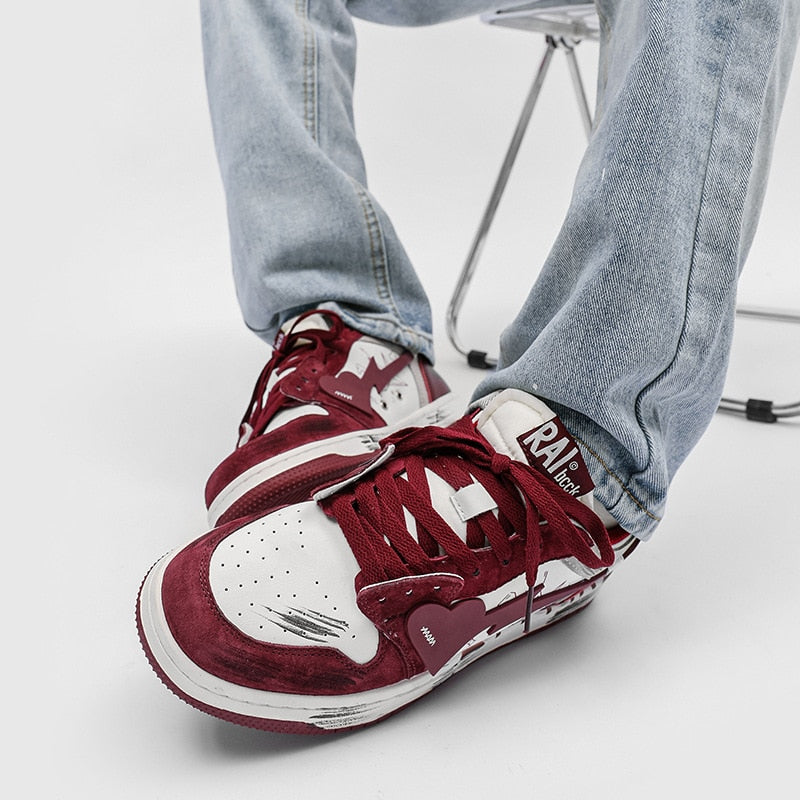 Retro Dirty Sneakers for Men Maxct