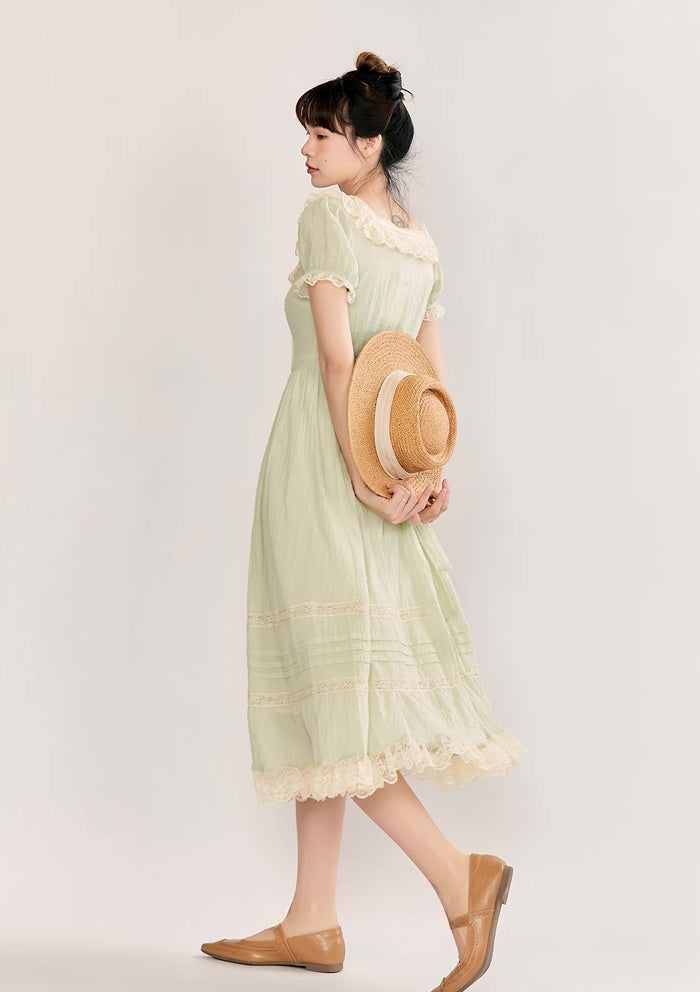 Sorbet Lace Midi Dress Maxct