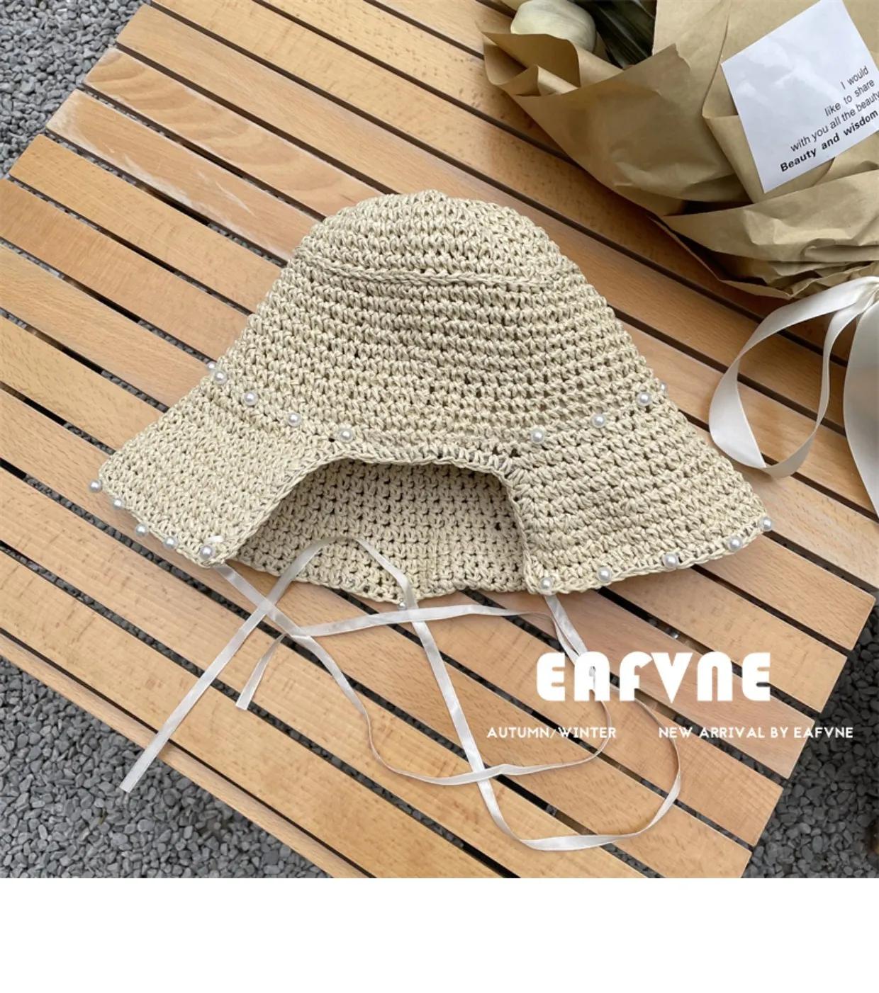 Straw Hat Women's Summer Thin Lace Fresh Style Hat