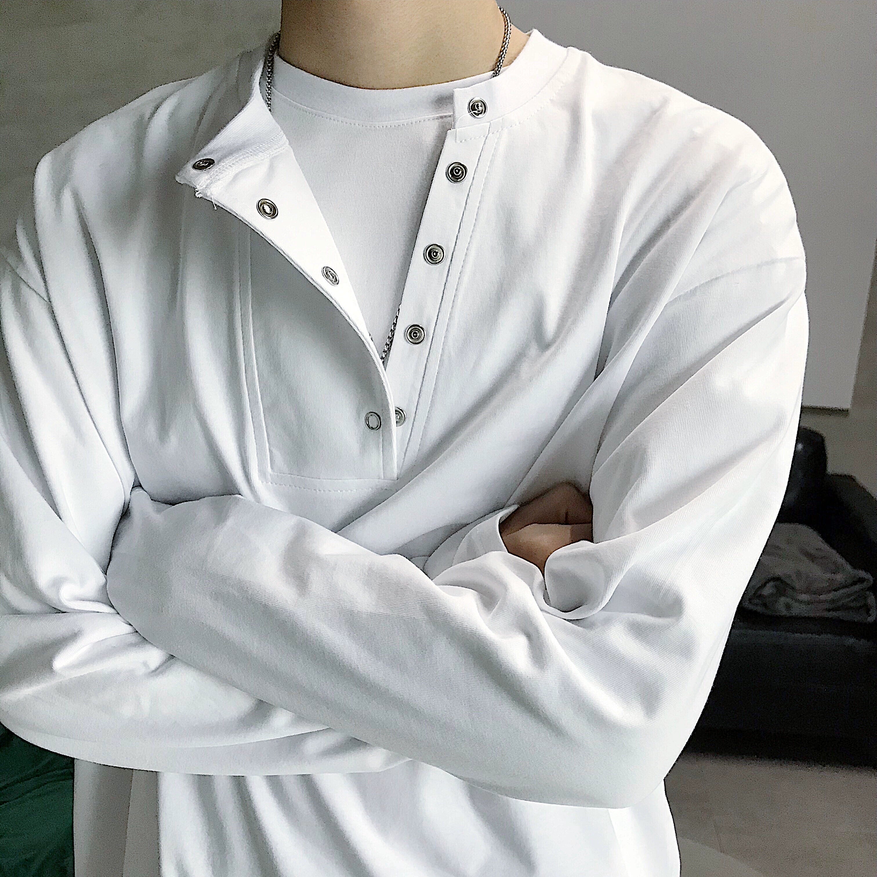 abc Essential Solid Color Shirt Maxct