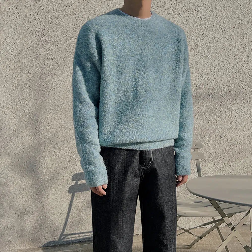 Maxct Casual Round Neck Knitted Sweater