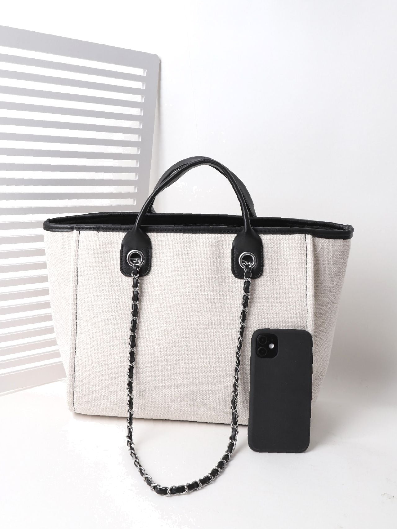 Maxct - Minimalist Chain Top Handle Bag  - Women Tote Bags
