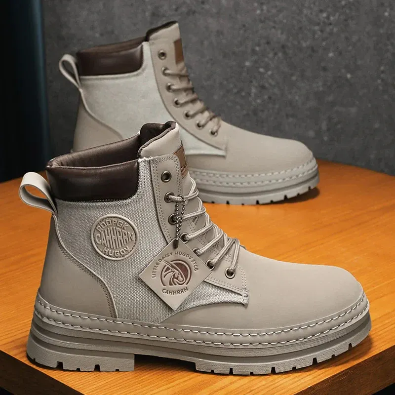 Winter Ready Ankle Martin Boots - Leather Work Shoes Maxct
