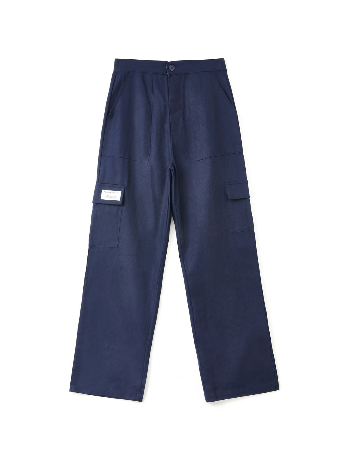 Fold Over Waist Y2K Straight Leg Pants Maxct
