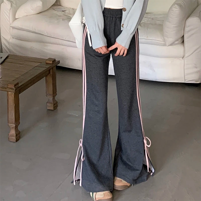 Bow Side Stripe Sweatpants Maxct