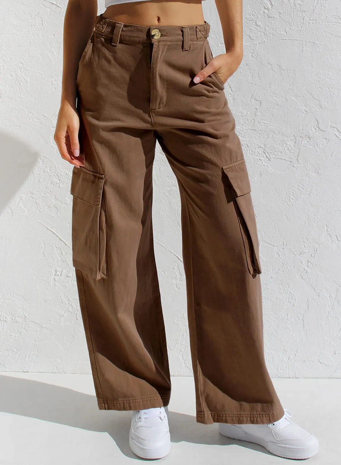 Vintage Pocket Baggy Cargo Jeans Maxct