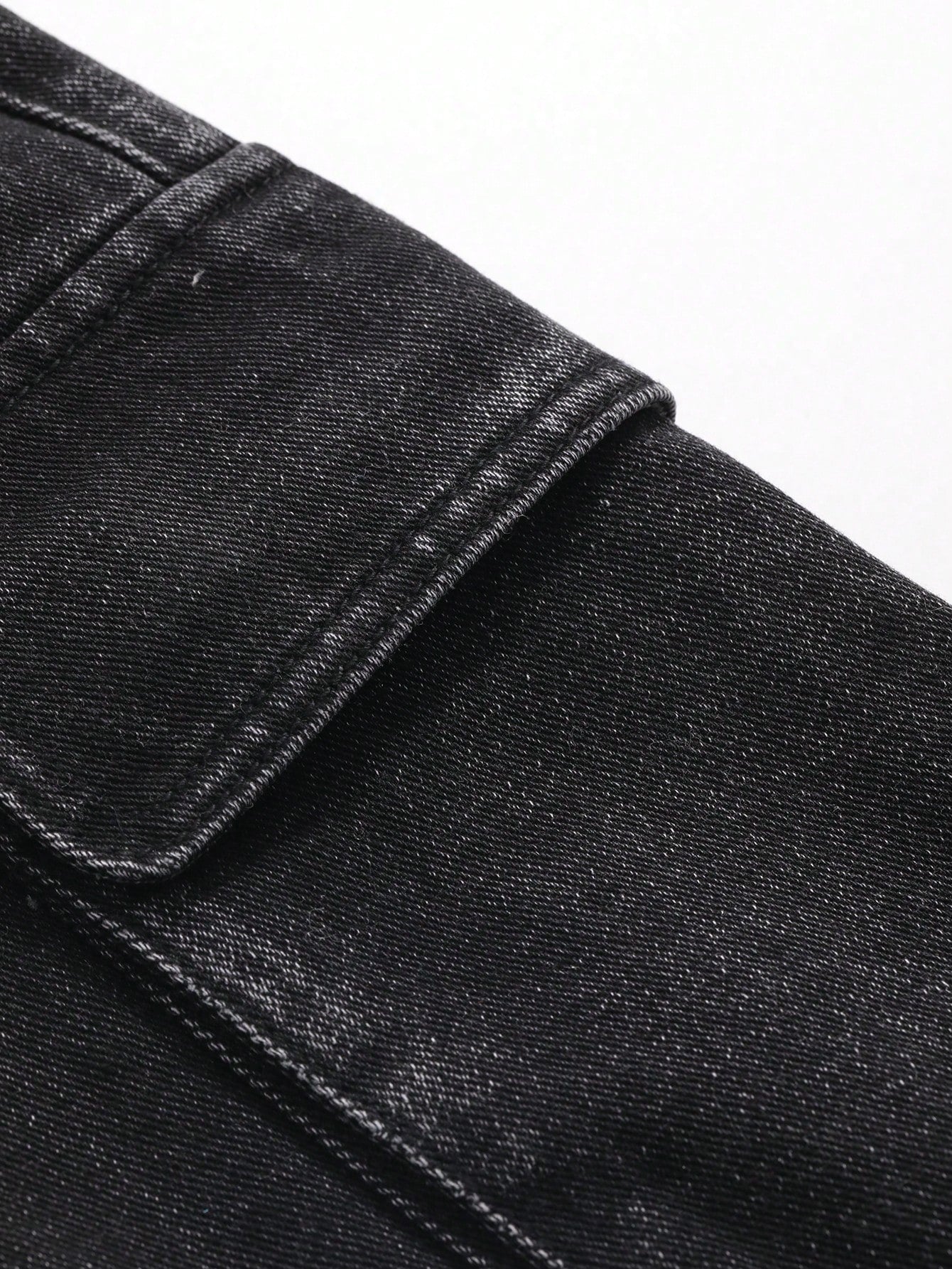 Maxct Women's Workwear Style Denim Pants With Pockets