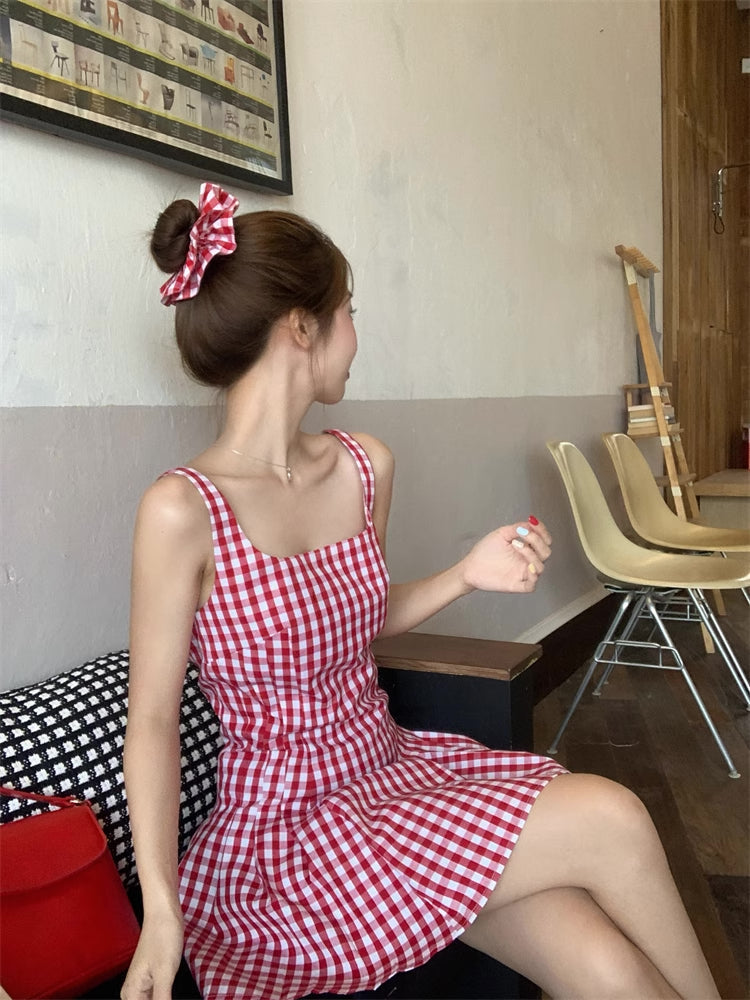 Candy Shop Gingham Mini Dress Maxct