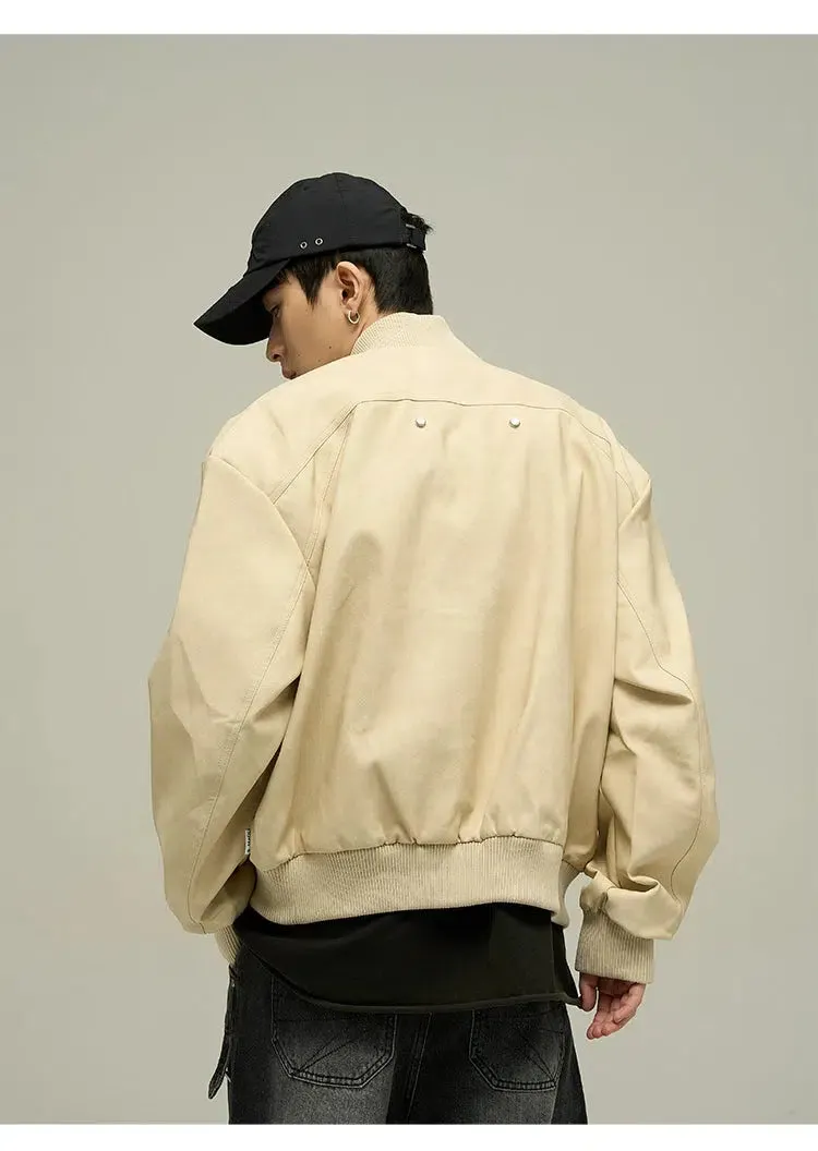 Maxct Retro Washed PU Leather Jacket