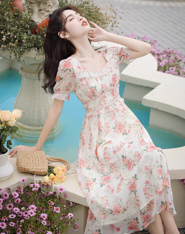 Peony Blush Midi Dress Maxct