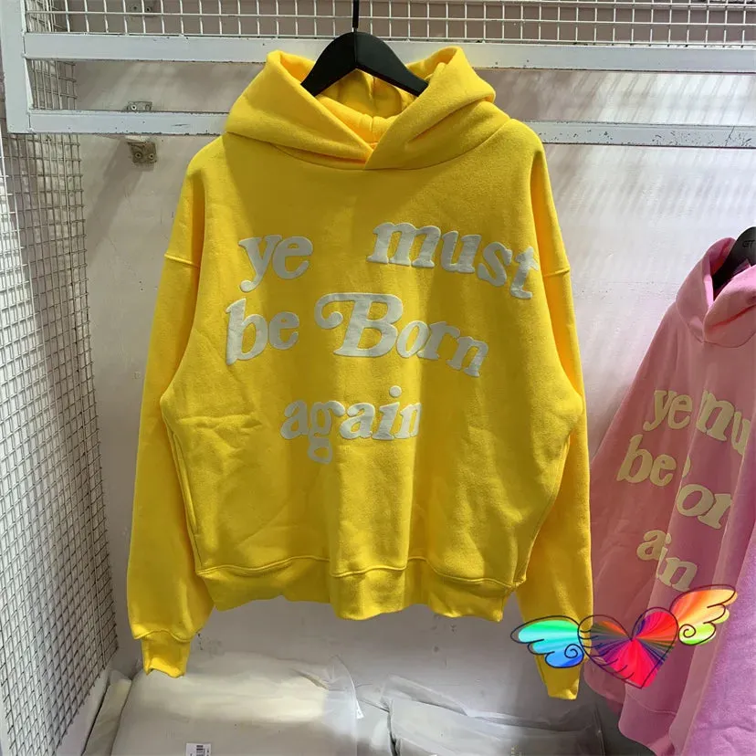 Kanye Hoodie - Ye Must Be Born Again Unisex Oversized Maxct