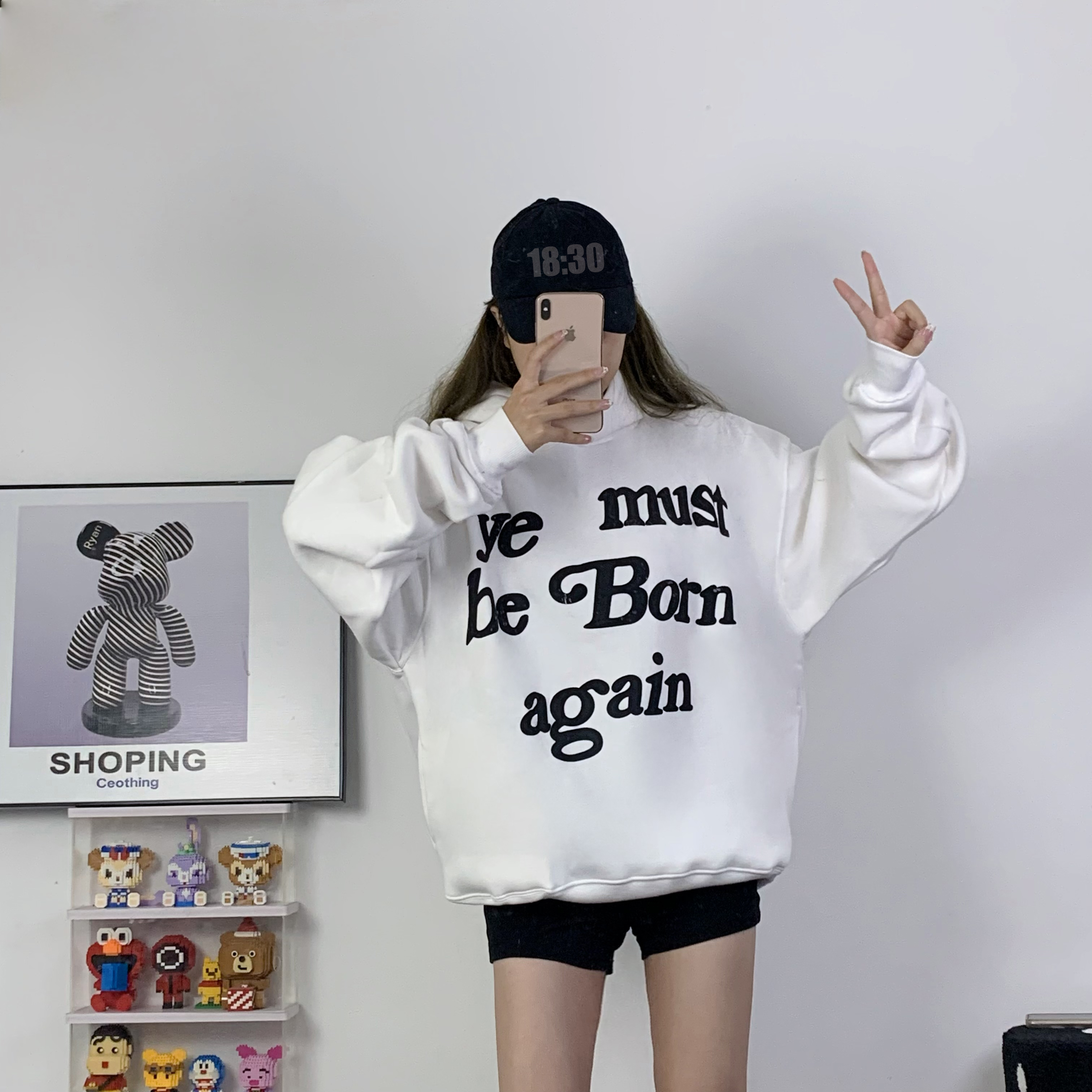 Kanye Hoodie - Ye Must Be Born Again Unisex Oversized