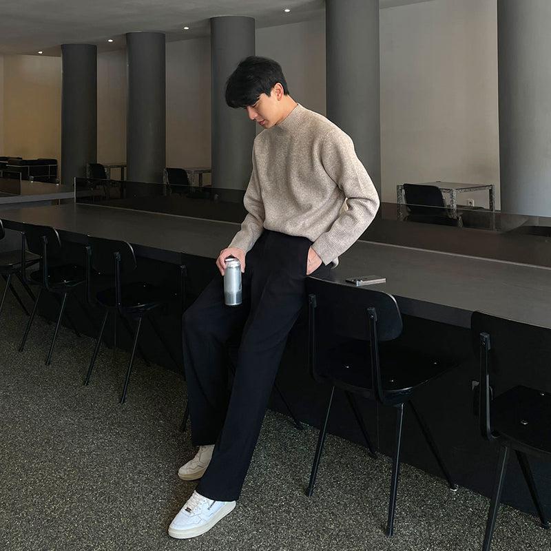 Maxct Stand Collar Bottoming Sweater
