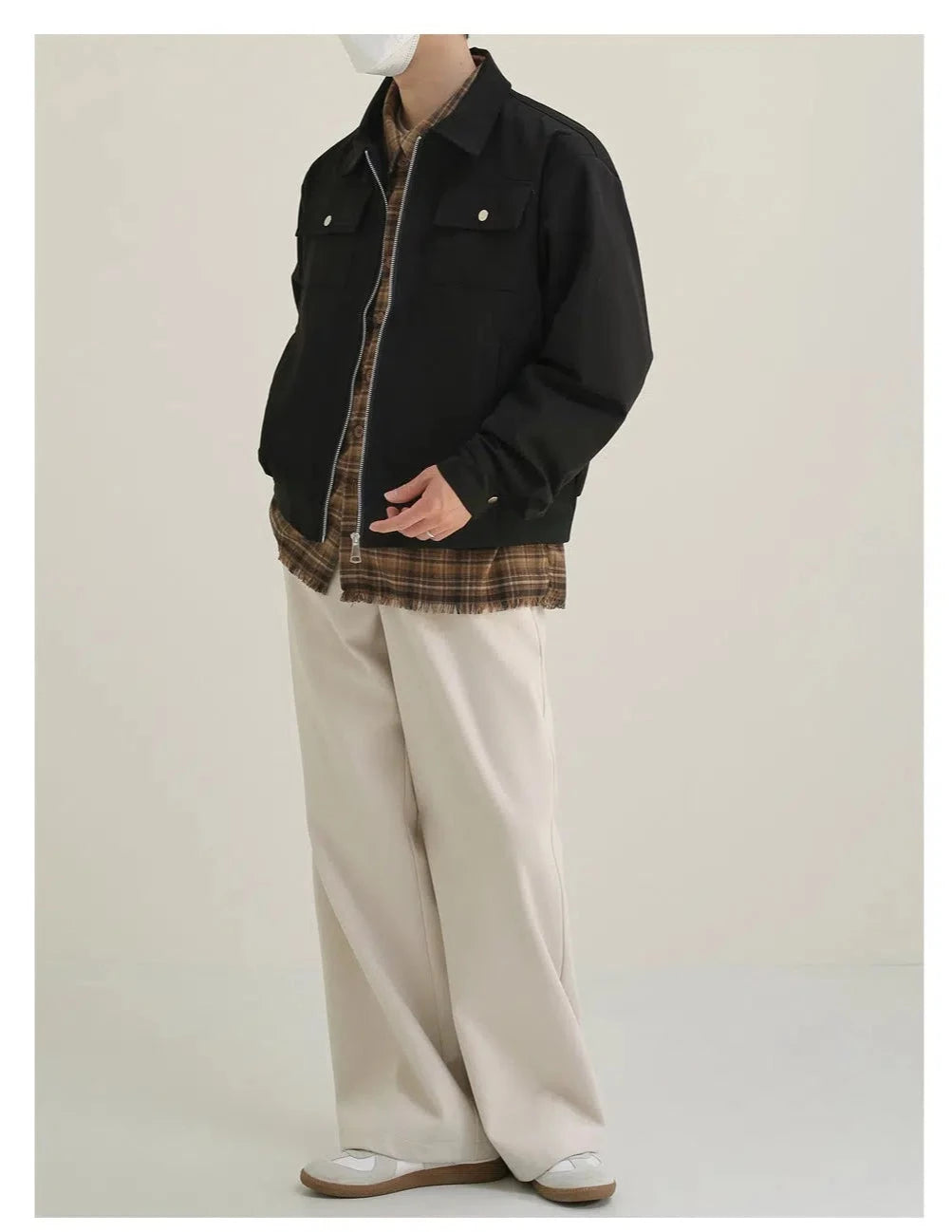 Maxct Minimalist Short Full Zip Jacket