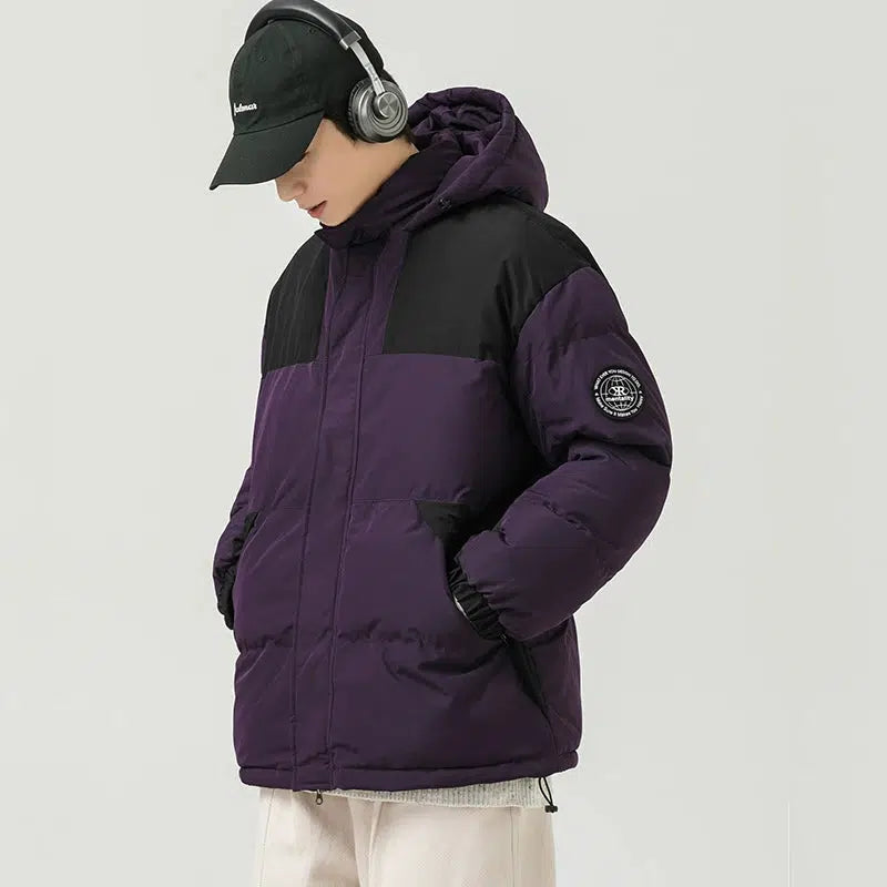 Maxct Velvet Hooded Cotton Jacket