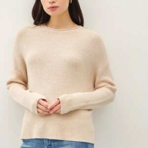 Maxct &Be Cool Round Neck Long Sleeve Sweater