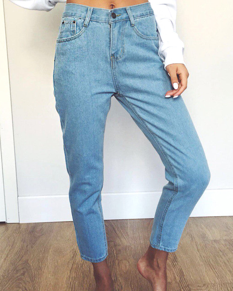 High Waisted Mom Jeans Maxct