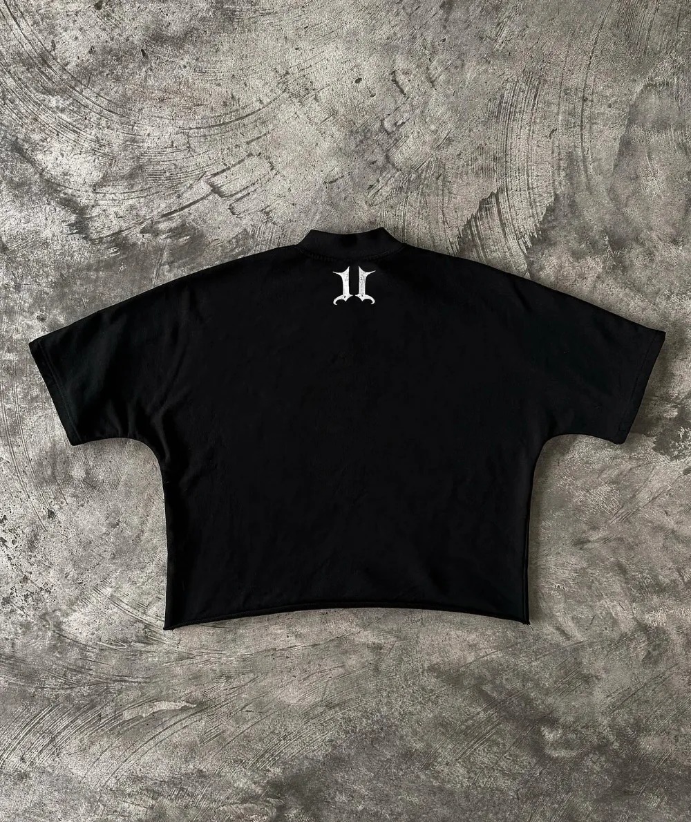 Y2K New T Shirt Tops Men Women Harajuku Hip Hop Graphic Print Oversized T Shirt Gothic Irregular Cotton Short Sleeve StreetWear