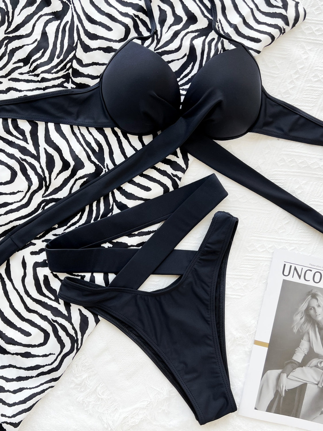Maxct &Crisscross Halter Neck Bikini Set